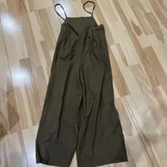 GU ブラウン サロペット Sサイズ