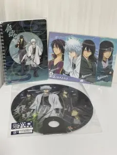 銀魂　ミニリングノート　レターセット　うちわ　攘夷志士　3点セット　まとめ