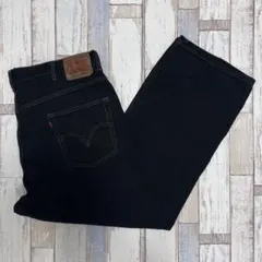 リーバイス Levis 569 黒染め ブラックデニム W40L30 後染め