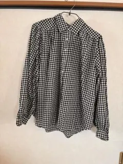 UNIQLO :C ギンガムチェックシャツ 長袖 Mのサムネイル