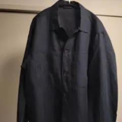ユニクロC 26SS プレミアムリネンシャツジャケット XL 黒 - メルカリ