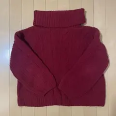 INGNI タートルネック ニット ボルドー M
