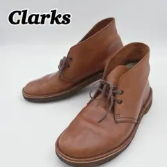 Clarks チャッカブーツ レザーシューズ ブラウン