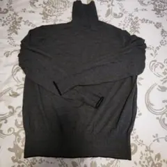 【本日のみセール】Paul Smith ダークグレー タートルネックセーター