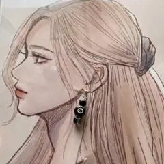 揺れるストリート系ピアス サージカルステンレス