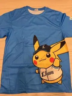 埼玉西武ライオンズ ピカチュウ ポケモンTシャツ L＆Sサイズ 2枚セット