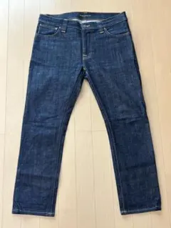 ヌーディージーンズ w32 L32 THIN FINN 濃紺のサムネイル
