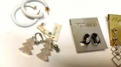 昭和レトロ　アクセサリ　イヤリング　ブローチなど9点