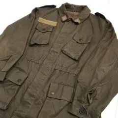80'sビンテージ古着！イタリア軍実物 フィールドジャケット後染めダークブラウン