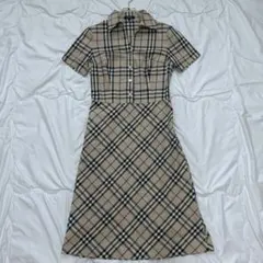 BURBERRY LONDON ノバチェック シャツ ワンピース 38