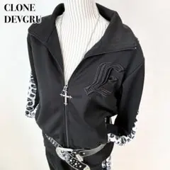00s y2k CLONE DEVGRU ジャージset 平成ギャル ヒョウ柄