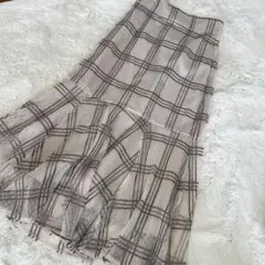 リランドチュール　スカート　レース　チェック