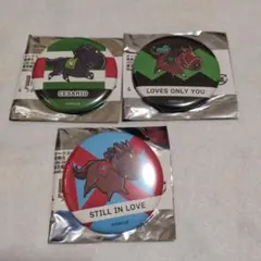 UMAbred　缶バッジ　シーザリオ　ラヴズオンリーユー　スティルインラブ