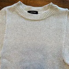 アンタイトル ラメ入りローゲージニット