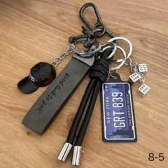 キーホルダー　カラビナ　ストリート　古着　アメカジ　シルバー　じゃらじゃら系