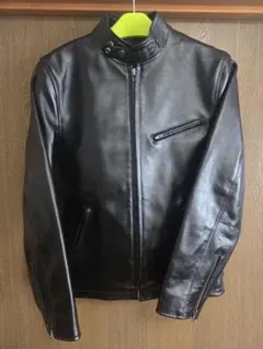 シングルライダースジャケット 黒　リューグーレザーズ　Mサイズ