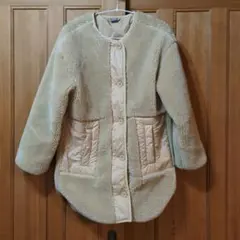 PUMA ボアフリースジャケット M ベージュ