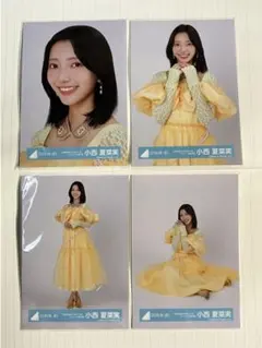 日向坂46 卒業写真だけが知ってる　ジャケ写衣装　小西夏菜実　生写真　4種コンプ