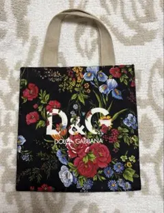 【一度使用美品】レア！DOLCE & GABBANA 花柄トートバッグノベルティのサムネイル