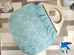 ✨良品✨コールハーン ハンドバッグ ウッドハンドル パームツリー刺繍 