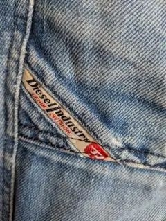 【古着】DIESEL　 ディーゼル　パッチワーク　リメイク　デニム　サイズ26