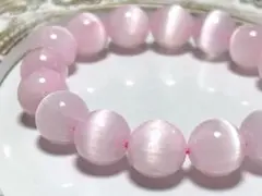 （585)ふんわりピンクのセレナイト♡ブレスレット♡天然石♡パワーストーン