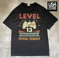 US古着 LEVEL 13 LOGOt-shirt