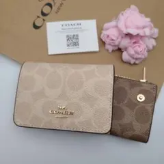 新商品　COACH　コーチ　折り財布　カードケース　正規品