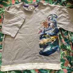 ⭐︎夏物処分⭐︎ 生き物　最強王図鑑　Tシャツ　120