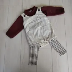 BEBE HOLIC L 80 ハイネック 韓国子供服 サロペット