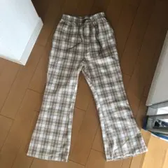 ウィゴー　ブラウニー　チェック　パンツ　ズボン　フリーサイズ