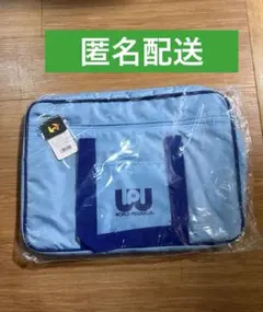 【新品・未使用品】ワールドペガサス　スクールバック水色　ワッペのサムネイル