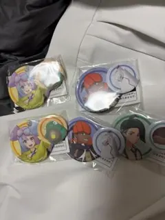 ポケモンマスターズ EX 缶バッジ スグリ＆カミツオロチ ゼイユ＆ヤバソ