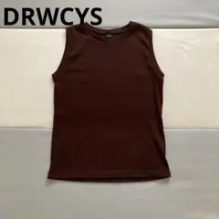 DRWCYS ドロシーズ　リブタンクトップ ブラウン　ノースリーブ　綺麗めのサムネイル