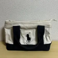 Polo Ralph Lauren ミニトートバッグ 刺繍ロゴ
