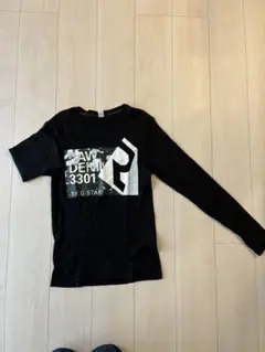 G-Star RAW デニム 3301 長袖カットソー Mサイズ ブラック