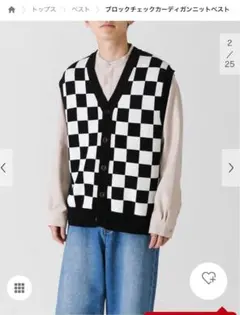 【美品】SENSE OF PLACE ニットベスト