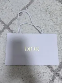 Dior ショップ袋 ホワイト 横長のサムネイル