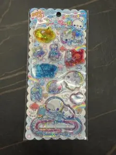 新品◆ぷくぷくあわわちゃん ウォーターインシール☆カミオジャパン 平成ファンシー