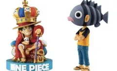ONE PIECE BASE SHOP ワーコレ　尾田栄一郎 セット　ルフィ