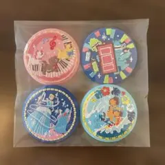 ディズニーキャラクター刺繍バッジセット 4個