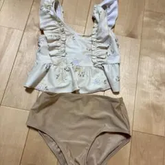 花柄セパレート水着 120センチ
