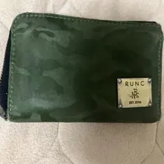 RUNC 迷彩グリーン 財布