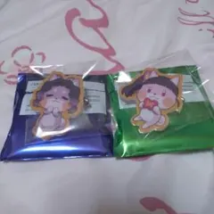 鬼滅の刃　バレンタイン　アニマルクッキーバッジ　胡蝶しのぶ　栗花落カナヲ　2点