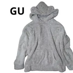 ベージュ パーカー