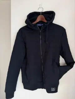 ラルフローレン Polo Ralph Lauren フード付きブラックブルゾンS