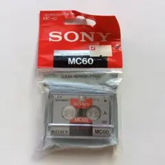SONY マイクロカセット MC-60 新品未開封
