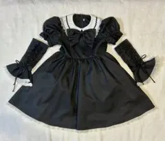 【美品】子ども用ワンピースフリル付き120cm