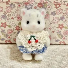 ユキヒョウの赤ちゃん スタイ＋パンツセット