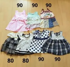 子供　80　90　ワンピース　女の子　まとめ売りのサムネイル